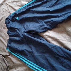 Adidas, Med Blue Track Pants vintage